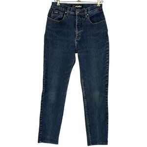 Vintage 90s FUBU The Collection Jeans W9/10 High Waist Tapered Logo